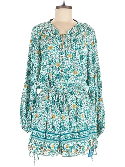 Pre-owned Cupshe Casual Dress In Teal