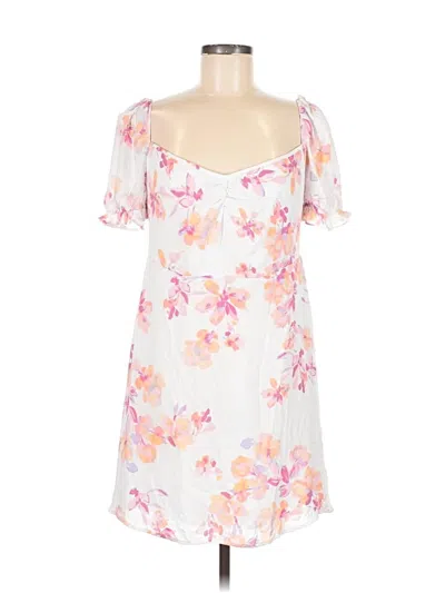 Pre-owned Cupshe Casual Dress In White