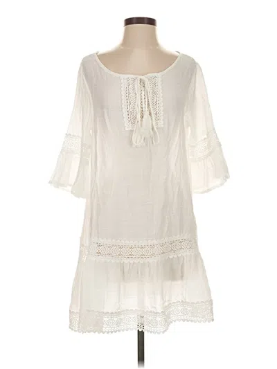 Pre-owned Cupshe Casual Dress In White