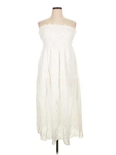 Pre-owned Cupshe Casual Dress In White