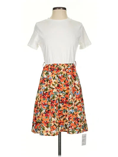 Pre-owned Cupshe Casual Dress In White