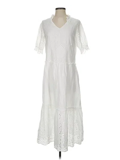 Pre-owned Cupshe Casual Dress In White