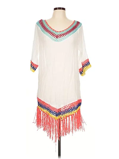 Pre-owned Cupshe Casual Dress In White
