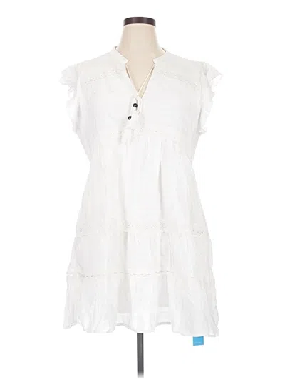 Pre-owned Cupshe Casual Dress In White