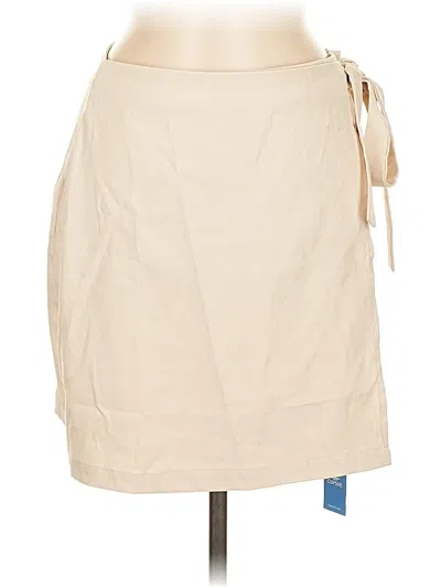 Pre-owned Cupshe Casual Skirt In White