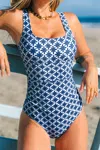Cupshe Catalina Crush Blue One-piece Swimsuit In Blue