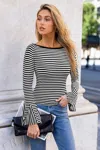 Cupshe City Beat Striped Top In Multi