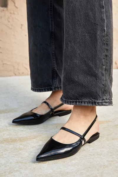 Cupshe City Chic Black Flats