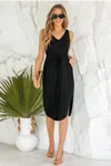 Cupshe Classic Charm Black Maxi Dress In Black