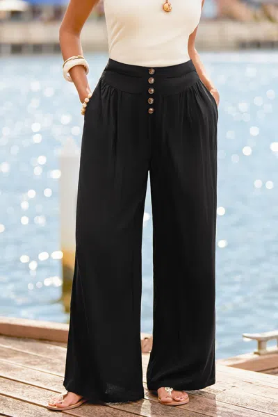 Cupshe Clean Girl Black Pants