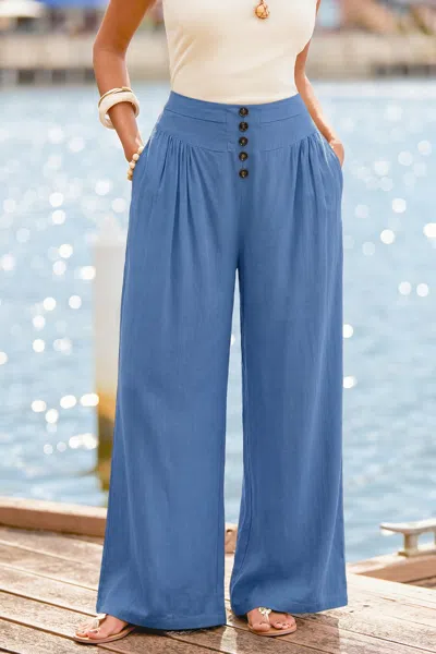 Cupshe Clean Girl Blue Pants