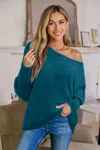 Cupshe Clear Skies Ahead Blue Sweater In Green