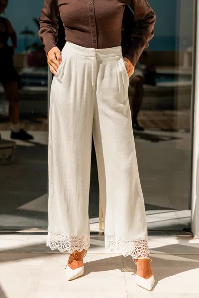 Cupshe Coast To Coast Beige Pants