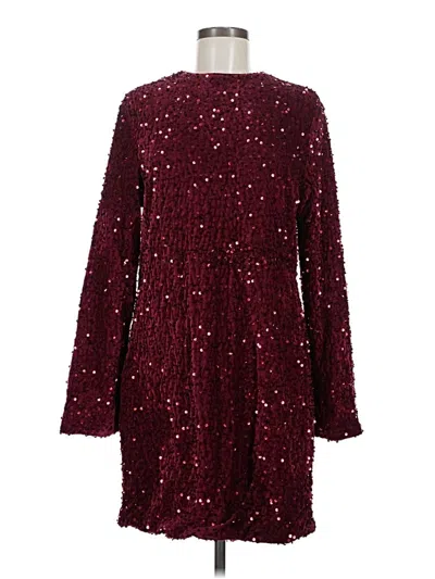 Pre-owned Cupshe Cocktail Dress In Burgundy