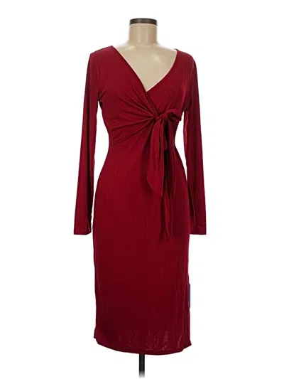 Cupshe Cocktail Dress In Burgundy