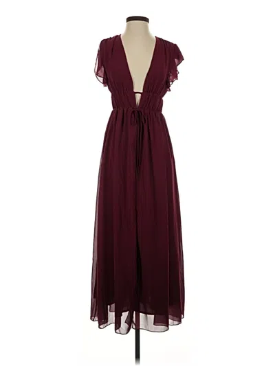 Pre-owned Cupshe Cocktail Dress In Burgundy
