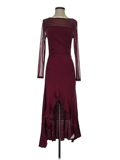 Pre-owned Cupshe Cocktail Dress In Burgundy