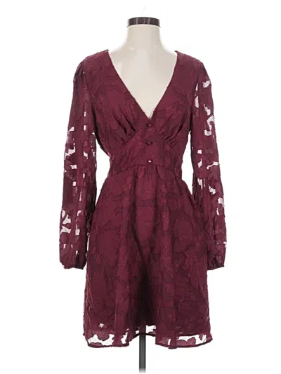 Pre-owned Cupshe Cocktail Dress In Burgundy