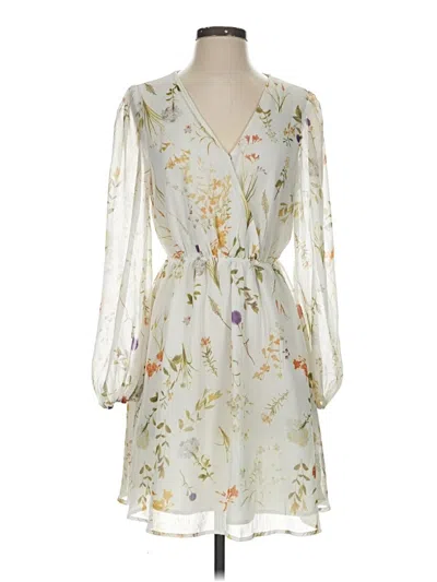 Pre-owned Cupshe Cocktail Dress In White