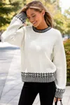 Cupshe Comfy Days White Sweater