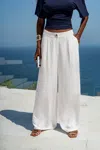 Cupshe Common Thread White Pants In White