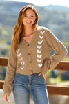 Cupshe Coquette Tan Sweater In Brown