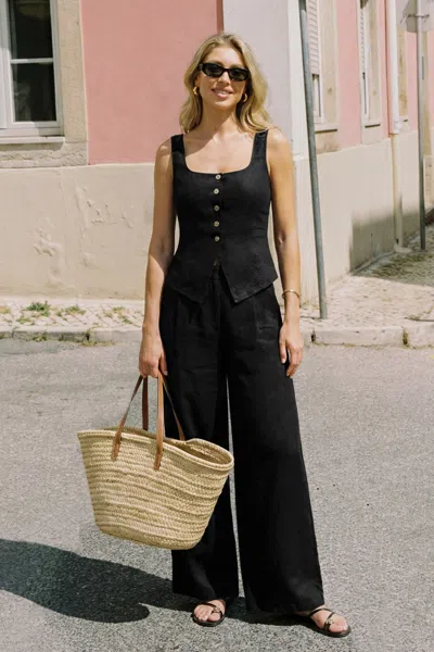 Cupshe Cortado Run Black Pants