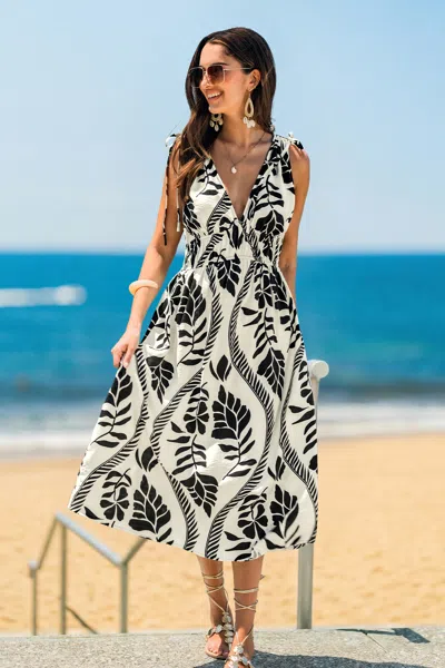 Cupshe Curious Soul Tropical Maxi Dress In Multi
