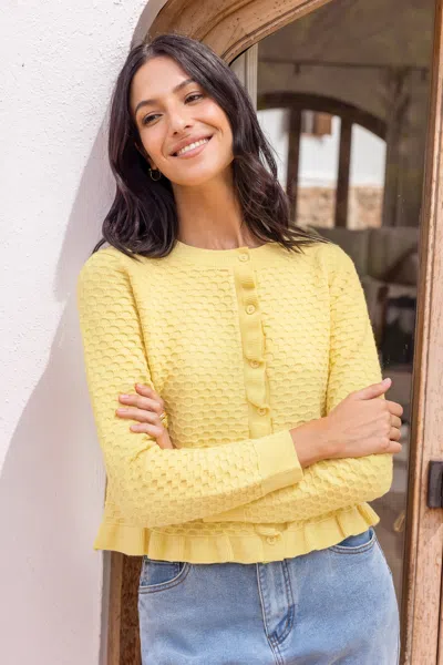 Cupshe Dandelion Yellow Cardigan