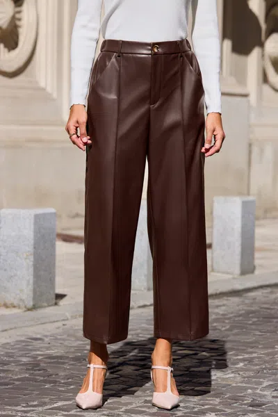 Cupshe Danger Zone Brown Pants