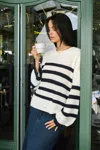 Cupshe Day-to-night Striped Sweater