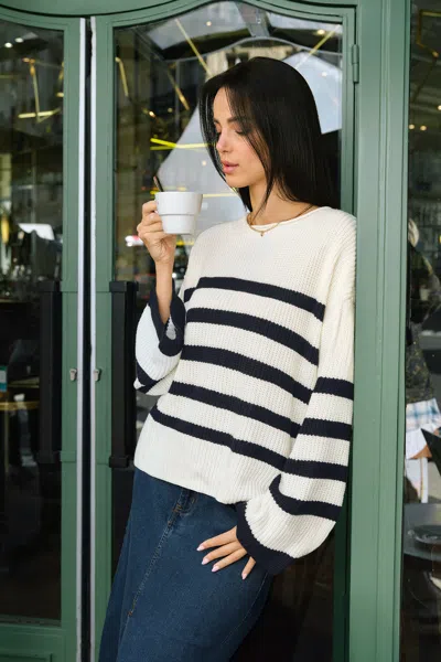 Cupshe Day-to-night Striped Sweater