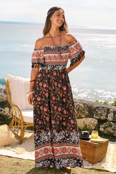 Cupshe Daydream Ready Floral Maxi Dress