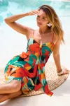 Cupshe Digging It Abstract Mini Dress In Multi