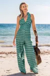 Cupshe Emerald Flow Abstract Jumpsuit In Multi