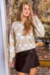Cupshe Enamored Heart Sweater