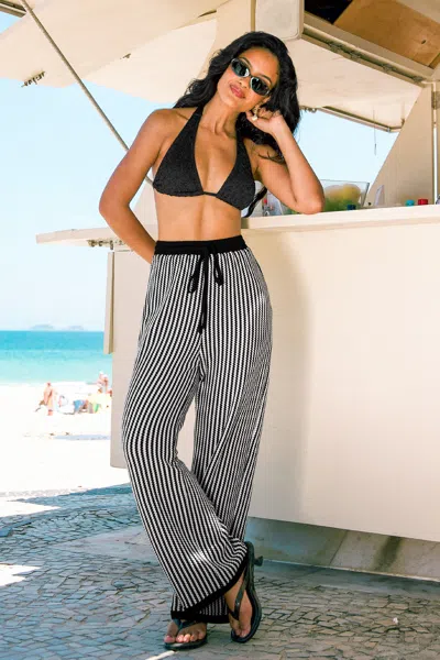 Cupshe Epic Striped Pants In Black