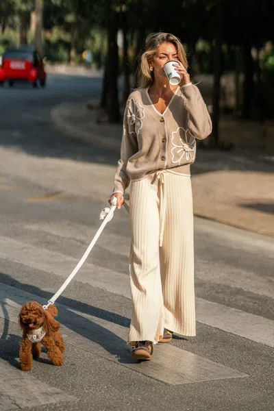 Cupshe Evening Stillness Beige Pants In Neutral