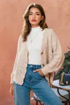 Cupshe Extra Cozy Beige Cardigan In Neutral