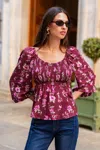 Cupshe Fearless Bloom Floral Top In Multi