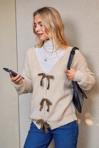 Cupshe Feline Good Beige Sweater