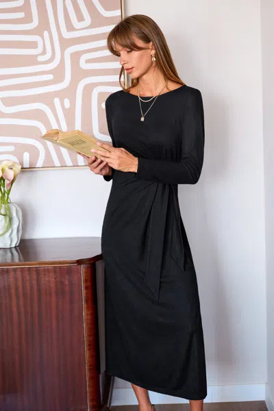 Cupshe Full Circle Moment Black Maxi Dress