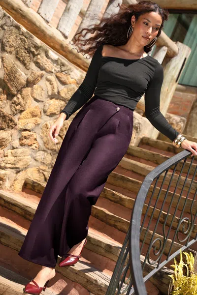 Cupshe Full Schedule Purple Pants In Animal Print