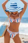 Cupshe Glory Days Striped Bikini Set