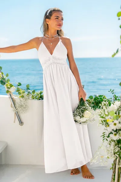 Cupshe Go Big White Maxi Dress