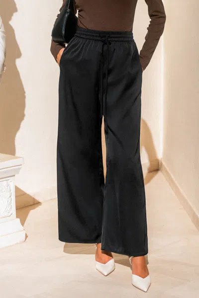 Cupshe Going With It Black Pants In Multi