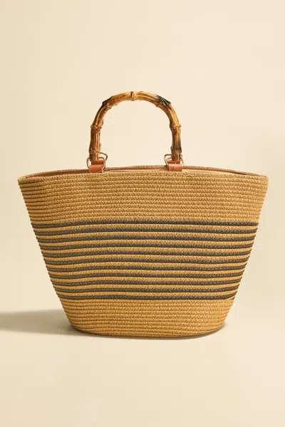 Cupshe Golden Babe Straw Bag In Brown