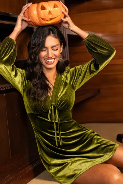 Cupshe Good Looking Green Mini Dress