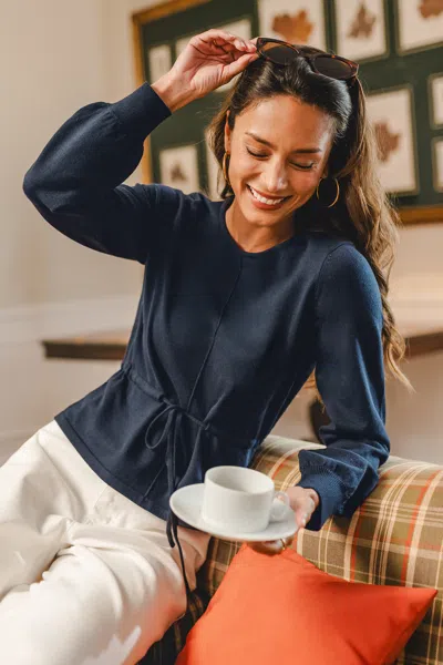 Cupshe High Concept Blue Sweater
