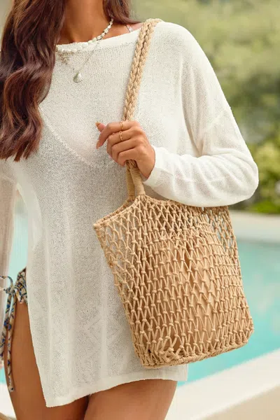 Cupshe High Energy Straw Bag In Brown
